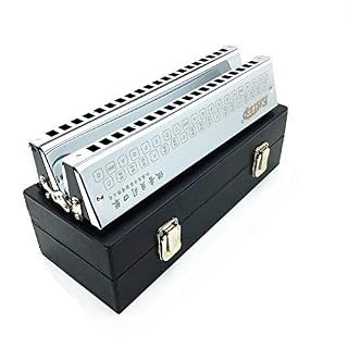WEIXIAO WLKH T1-2EastTop 29 Trou Double rangée Basse Harmonica Bande Professionnelle Jouer à la Musique Instrument… - Les Beatles, Paul McCartney, John Lennon, RIngo Starr, George Harrison WEIXIAO WLKH T1-2EastTop 29 Trou Double rangée Basse Harmonica Bande Professionnelle Jouer à la Musique Instrument… – Image 2