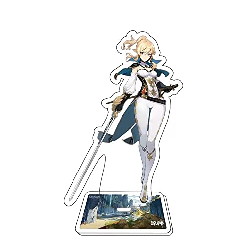 Genshin Impact -Characters Acrylic Stand Figure for Game Fans,Cool Home Decor (Qin)