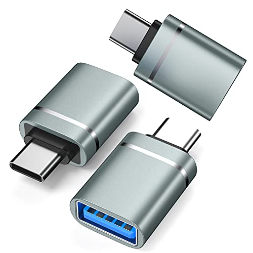 Usb C To Usb Adapter 3-Pack Usb C Male To Usb 3.0 Female Adapter Compatibllity For Imac 2021 For Ipad Pro 2021 For Macbook Pro 2020 For Macbook Air 2020 And Other Type C Or Thunderbolt 3 Devices Gray #TOP1