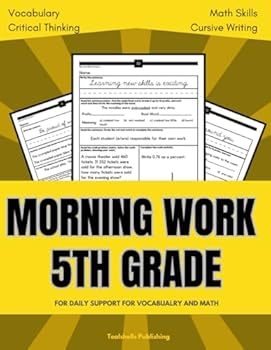 Paperback Morning Work 5th Grade Book