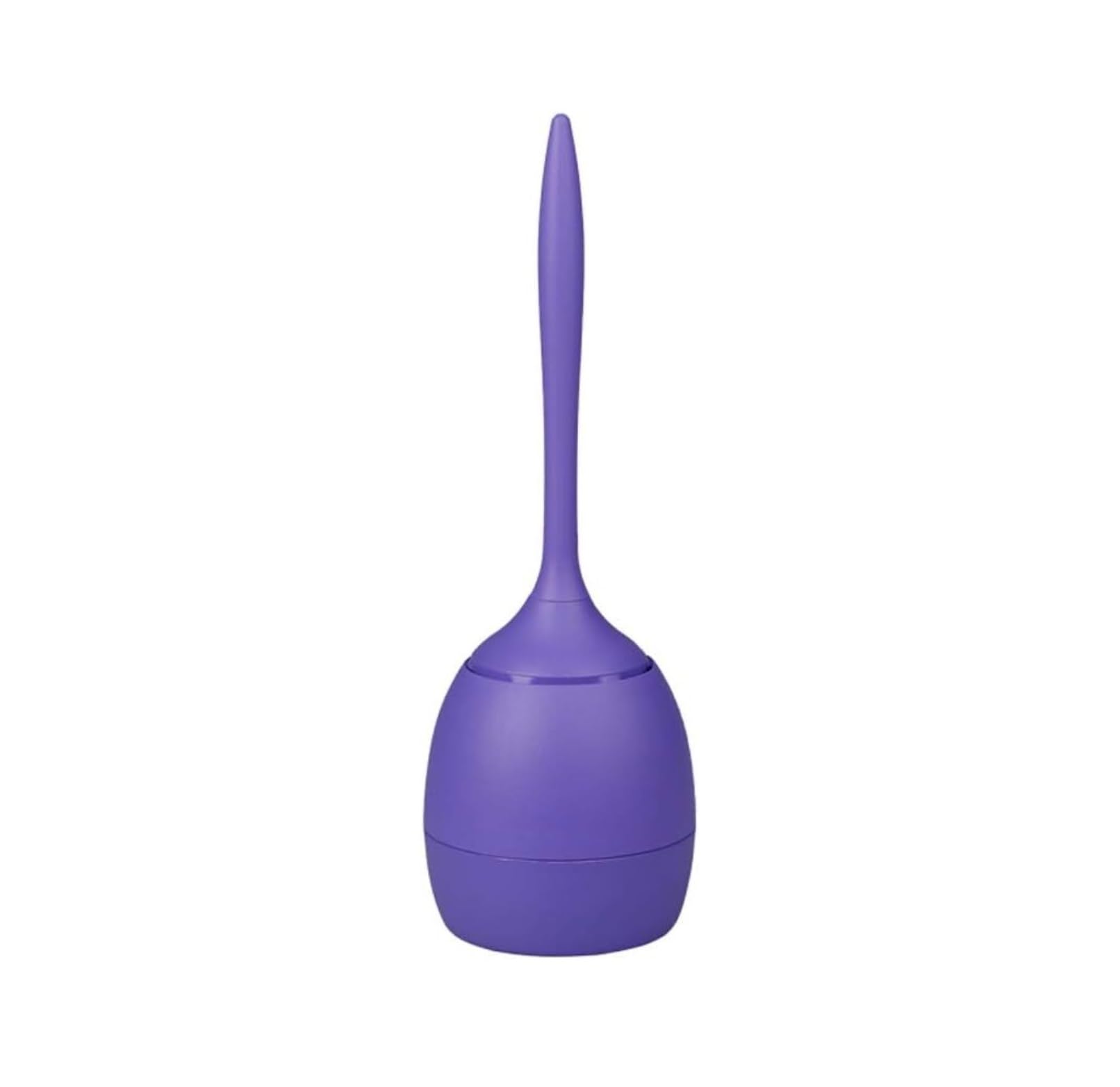 Lila WC-Bürsten-Set, langer Griff, WC-Schüsselreiniger mit Halter, PE-Badezimmer-Reinigungsbürste für mühelose Toilettenpflege und Hygiene