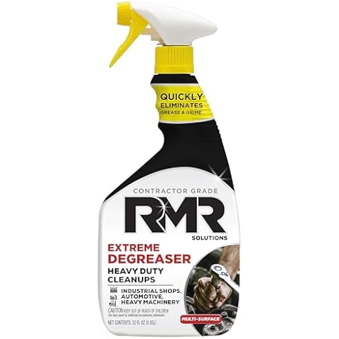 RMR Extreme Degreaser and Cleaner - Advanced Indoor/Outdoor Formula for Heavy-Duty Commercial, Residential, Automotive, and Equipment Cleaning, 32 Ounces Makes up to 4 Gallons Cover