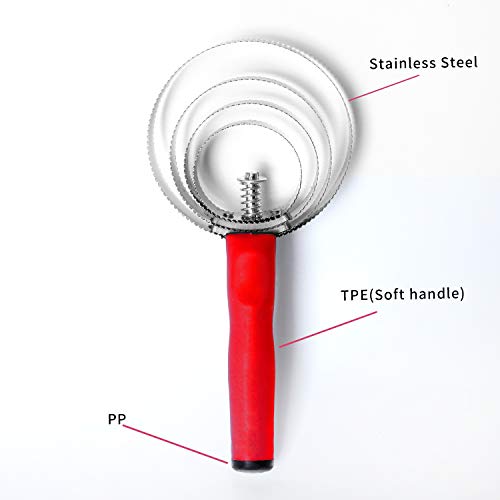 Pente curry de aço inoxidável reversível com toque macio para os dois vencedores