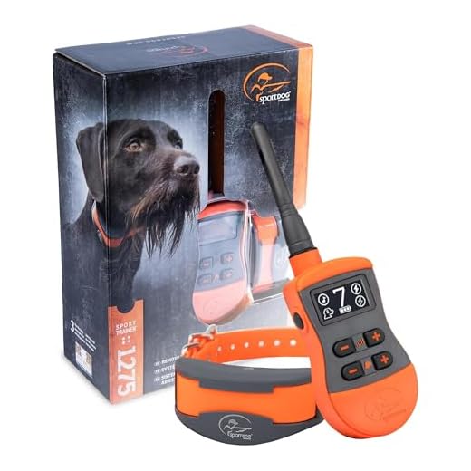 SportDOG Brand SportTrainer Remote Trainers - Bright, Easy to Read OLED Screen - Waterproof, Rechargeable Dog Training Collar with Tone, Vibration, and Static, 3/4 Mile Range - 6 Dog Expandable