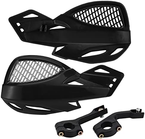HTBCCHB Hand Guards for Motorcycle,Universal Motorcycle Hand Guards Wind Protector for Pit Bikes Handguard,Dirt Bike Motocross Accessories for off Road ATV Universal 7/8" 22mm-black