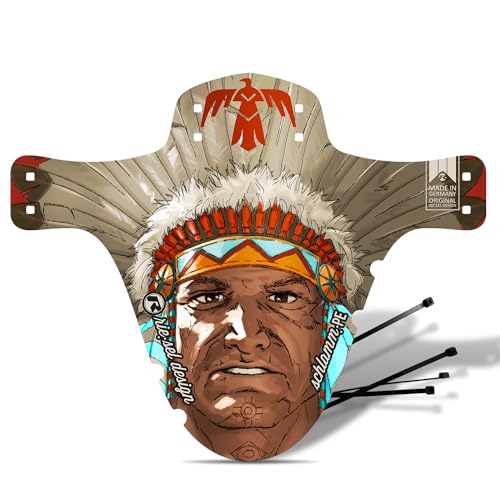 Riesel Design Mudguard Schlamm:PE – MTB Schutzblech inkl. Kabelbinder –...