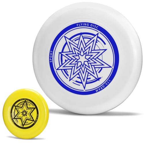 Furypiont アウトドア フライングディスク 175g、大人用スポーツディスクセット 競技選手やプロプレイヤー、キャンプ、裏庭用