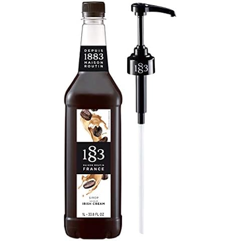 Routin 1883 Premium Irish Cream Syrup with Pump Cover