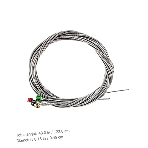 Câbles basse acier inoxydable 3 ensembles cordes durables accessoires instruments musique
