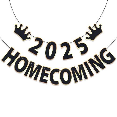 AmazingSpark Homecoming Decorations Red Banner