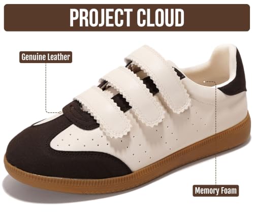 Image of Project Cloud Sneakers for Women - Stylish & Comfortable Women's Fashion Sneakers with Memory Foam and Leather Insole - Non Slip & Lightweight Womens Shoes - Fashion Shoes for Women (Ysabelle)