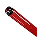 48 in. - T8 - Red - Tube Guard with End Caps - Colored Plastic Lamp Sleeve - American PLAS-100221