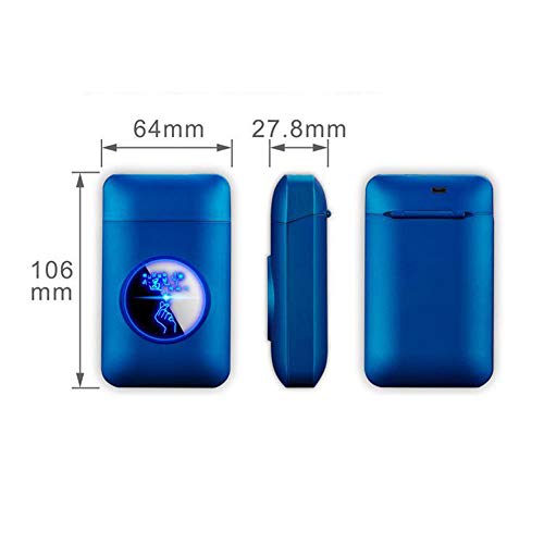 Cigarette Case King Size Cigarettes Box Full Pack 20pcs Regular Size Cigarettes Portable(Black-Eagle)