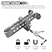 Car Anti-Theft Brake Clutch Lock, Stainless Steel Car Safety Portable Lock, Car Brake Locks with 3 Keys, 8 Holes Brake Pedal Locks, Vehicle Security Protection Locking Tool