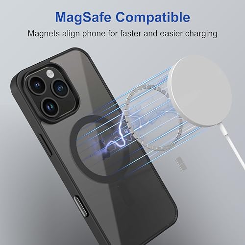 Image of amazon basics Back Case Cover for iPhone 16 Pro Max | Compatible for iPhone 16 Pro Max Back Cover | Scratch-Resistant Back Cover | Black