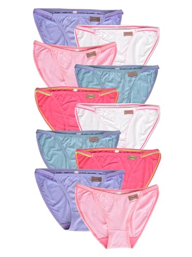 DingLu Women's Bikini Panties Low Rise Viscose String Ladies Underwear Assorted Colors