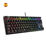 DREVO Tyrfing V2 Mechanische Gaming-Tastatur, 88 K, spanisches Layout, blauer Schalter