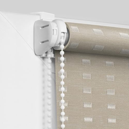 2 Kit Halterung Fenster, 17mm Ersatzteile Klemmfix Rollo, Beschläge Set für Verdunkelungsrollo, Seitenzugrollo, Doppelrollo