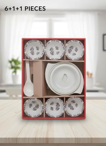 Image of Gift Set of 7 | Pudding Set 7 pcs| Bowls for Desserts & Gifting |100% Vegetarian | Extra Strong | Light|