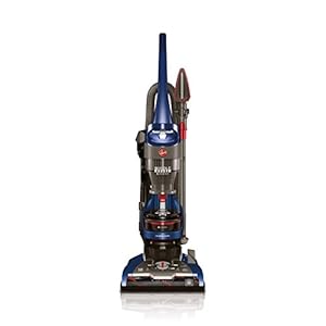 Hoover WindTunnel 2 Whole House Rewind Corded Bagless Upright Vacuum Cleaner with Hepa Media Filtration,UH71250, Blue, 16.1 lbs