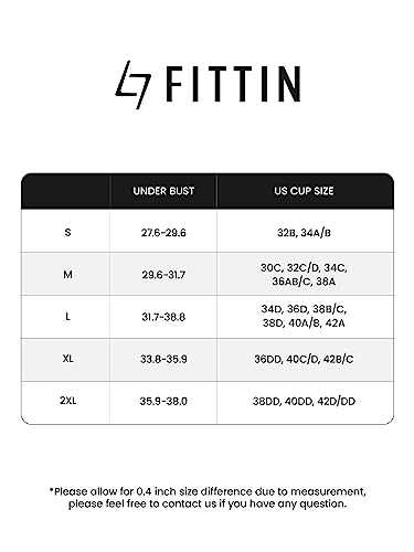 Fittin Wireless Sports Bra For Women - Padded Seamless Racerback Ribbed Square Neck Cropped Bras For Yoga, Workout, And Fitness With Medium Support #TOP5