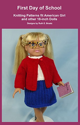 First Day of School: Knitting Patterns fit American Girl and other 18-Inch Dolls image 2