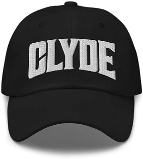Clyde Baseball Cap Clyde Dad Hat Texas TX Hat Embroidered Souvenir