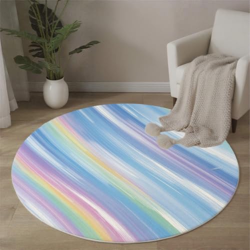 Grand tapis de salon de 160 cm au design géométrique abstrait et douceur premium - 3