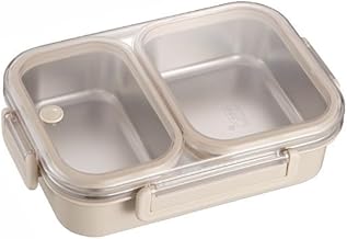 1000ml Leak-Proof Stainless Steel Lunch Box – 2 Compartments, Heat-Retaining Water Injection Base, BPA-Free, Easy-Clean, Perfect for Office, School, Travel & Kids (Belge, 2 Compartment)