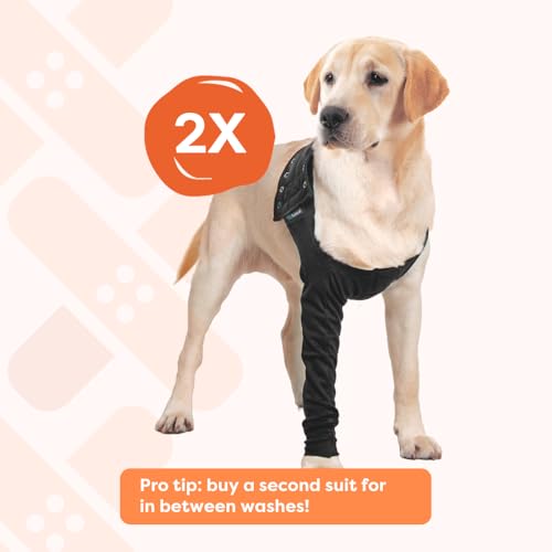 Suitical Recovery Sleeve Hund, M, Schwarz