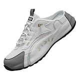1. Parte superior transpirable y cómoda: Estas Zapatillas Sin Espalda para hombre cuentan con una parte superior de PU y malla con perforaciones transpirables. La parte superior es suaves y se adapta a las curvas del pie.