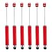 Produktbild TWEW 6 Stück 2-in-1-Kugelschreiber mit Stylus-Abdeckung, Business-Signierstift, schnell trocknend, reibungsloses Schreiben für Büro, Schule
