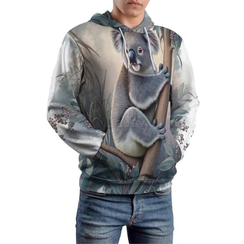 Sweat koala aquarelle pull à capuche idée cadeau originale