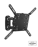 All New, Made for Amazon Universal Full-Motion TV Wall Mount for TVs up to 55' and Compatible with...