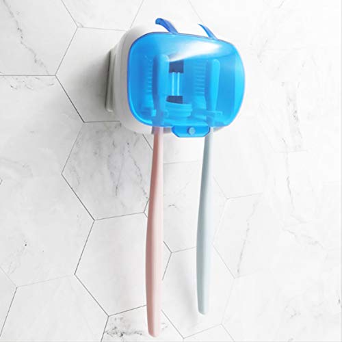 Suporte de escova de dentes Exceart para parede com escova de dentes UV para 2 escovas de dentes par