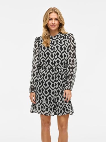 Robe Vila Vifalia L/S fluide taille 46 masquant les rondeurs