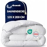 Dreamzie - Komfort Bettdecke 135x200 Ganzjahres - Daunendecke 450gsm
