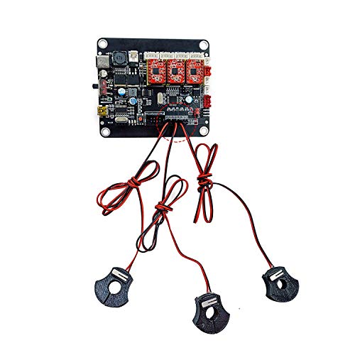 F-Yi 3pcs CNC Engraving Machine Parts Two-line Limit Switch Set for CNC 3018 Pro Engraving Machine Optical Axis (2pcs XYaxis 10mm, 1pcs Zaxis 8mm)