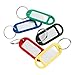 Price comparison product image Merriway BH01527 (50 Pcs) Assortment of Key Ring Luggage Tags with Labels, Pack of 50 Pieces