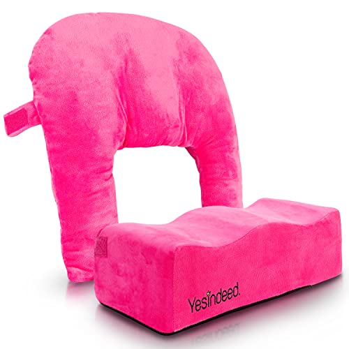 YESINDEED Brazilian Butt Lift Pillow + Back Support – Dr. Approved BBL Foam Pillow Set with Carry...