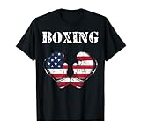Boxhandschuhe USA, amerikanische Flagge, 4. Juli, patriotisch T-Shirt