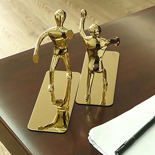 Kuuleyn Metal Bookends, Heavy Duty Bookends - Image 4