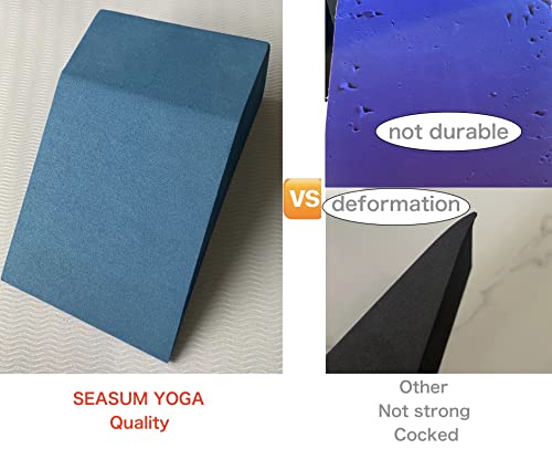 2 Squat Wedge Blocks Non Slip Professional Squat Ramp For Heel Elevated Squats Calf Raises Platform, Push Up Board, Slant Board Trainer For Squat, Weightlifting, Yoga, Pushup For Men Women #TOP3