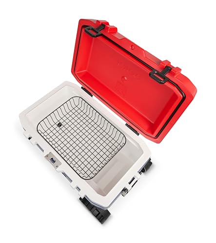 Image of Igloo Trailmate 75Qt Wheeled Cooler, Insulated Hard Shell Ice Chest, Americana