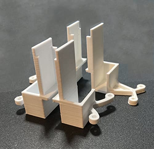 Lot 4 guides portes de placard coulissant long/court Form/Optimum rails