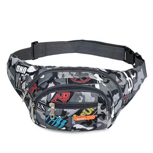 Funngy Gürteltasche,Wasserdichte Bauchtasche Camo Militärstyle...