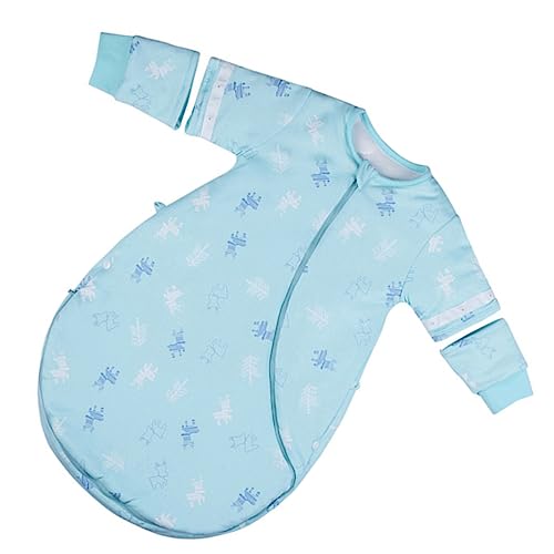 UKCOCO Saco de Dormir para Bebés de Algodón Saco Antitirones de Manga Diseño Científico para y para de y