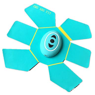 Estimulador de Abdominales Cinturón de tonificación Abdominal EMS Abs Trainer Deportes Silicona PUde Resina ABS Ejercicio y Fitness Entrenamiento de Gimnasio Smart Electrónico