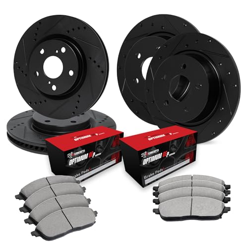 Image of R1 Concepts Front and Rear Brake Kit Fits 2013-2018 Hyundai Santa Fe