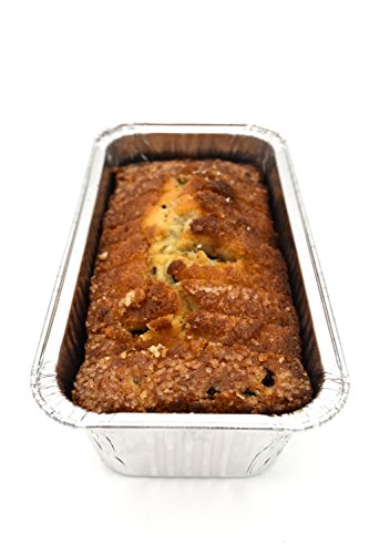 Fig & Leaf (60 Pack) Premium 2-Lb Bread Loaf Baking Pans - 8.5" X 4.5" X 2.5" L Heavy Duty L Disposable Aluminum Foil Tins For Cakes Meatloaf Lasagna #TOP2